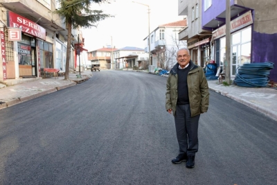 ÜNYE TEKKİRAZ’IN MERKEZİ ASFALTLANDI