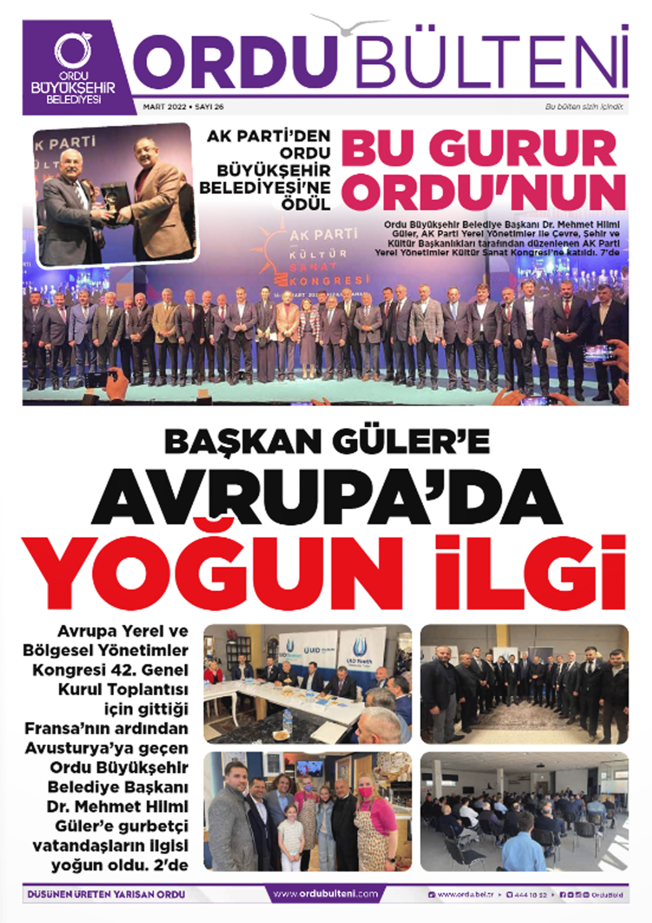 Ordu Bülteni | 26. Sayı