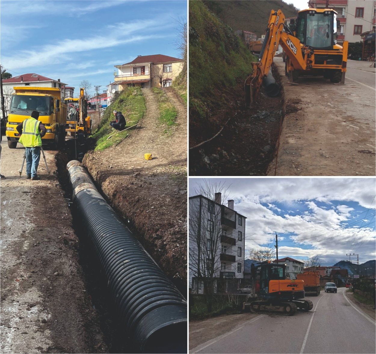 ALTINORDU KAYABAŞI’NDA YOL ÇALIŞMASI BAŞLADI