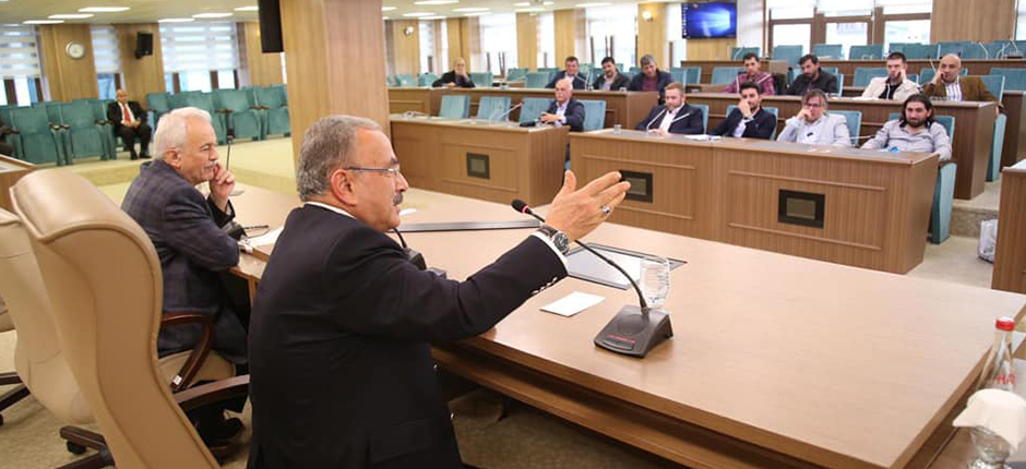 BAŞKAN GÜLER, FİKİR VE PROJE TOPLANTILARINI SÜRDÜRÜYOR