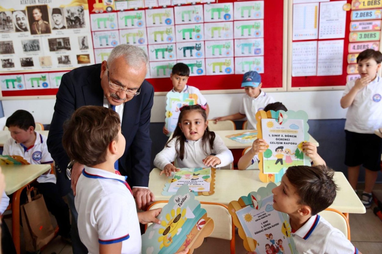 BAŞKAN GÜLER ÖĞRENCİLERİ YALNIZ BIRAKMADI