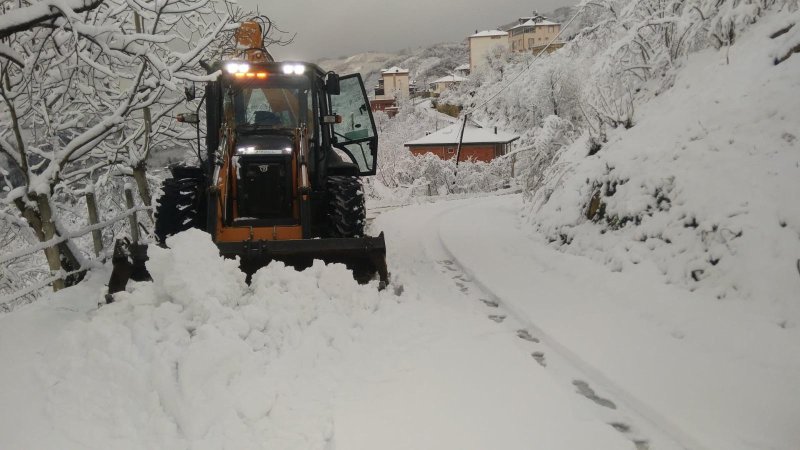 ORDU’DA KAR KALINLIĞI 60 CM’YE ULAŞTI