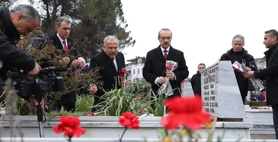 ORDU’DA ŞEHİTLER DUALARLA YÂD EDİLDİ